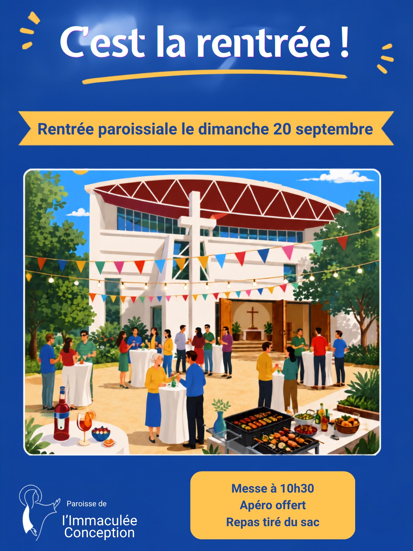 Rentrée paroissiale le 20 septembre