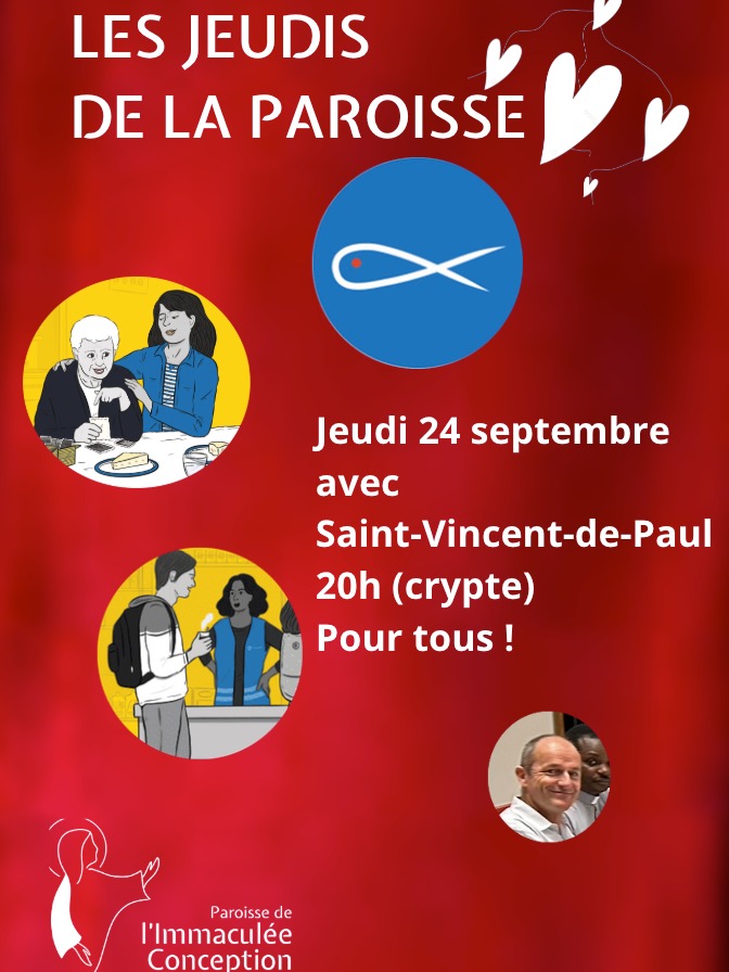 Soirée avec la Conférence Saint-Vincent-de-Paul, ouverte à tous