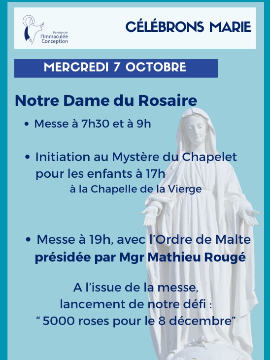 Fête de Notre-Dame du Rosaire