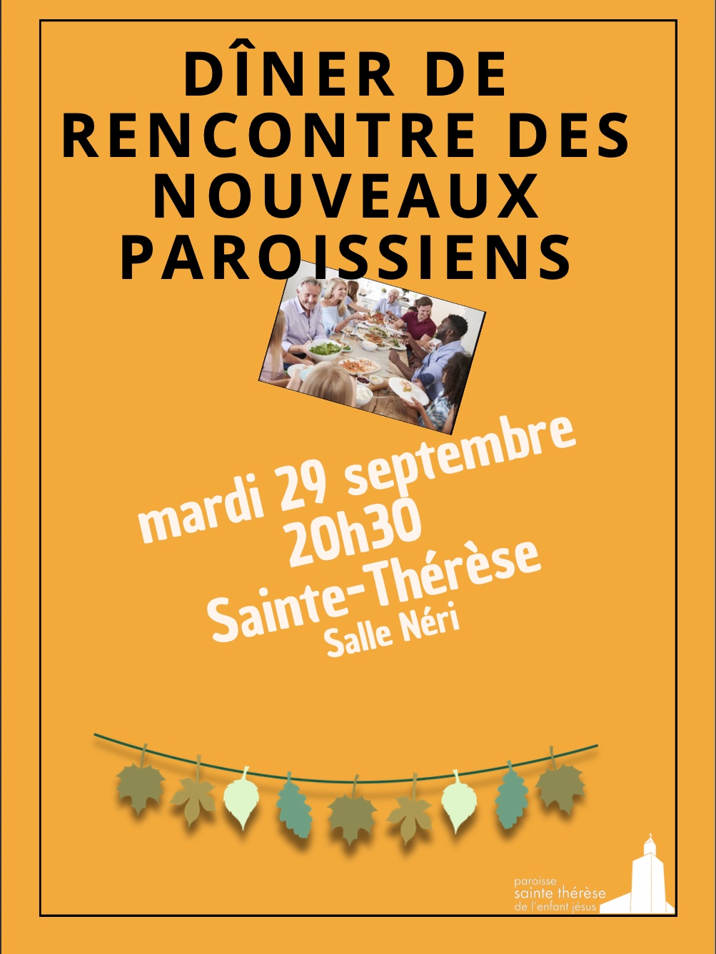 Dîner des nouveaux paroissiens