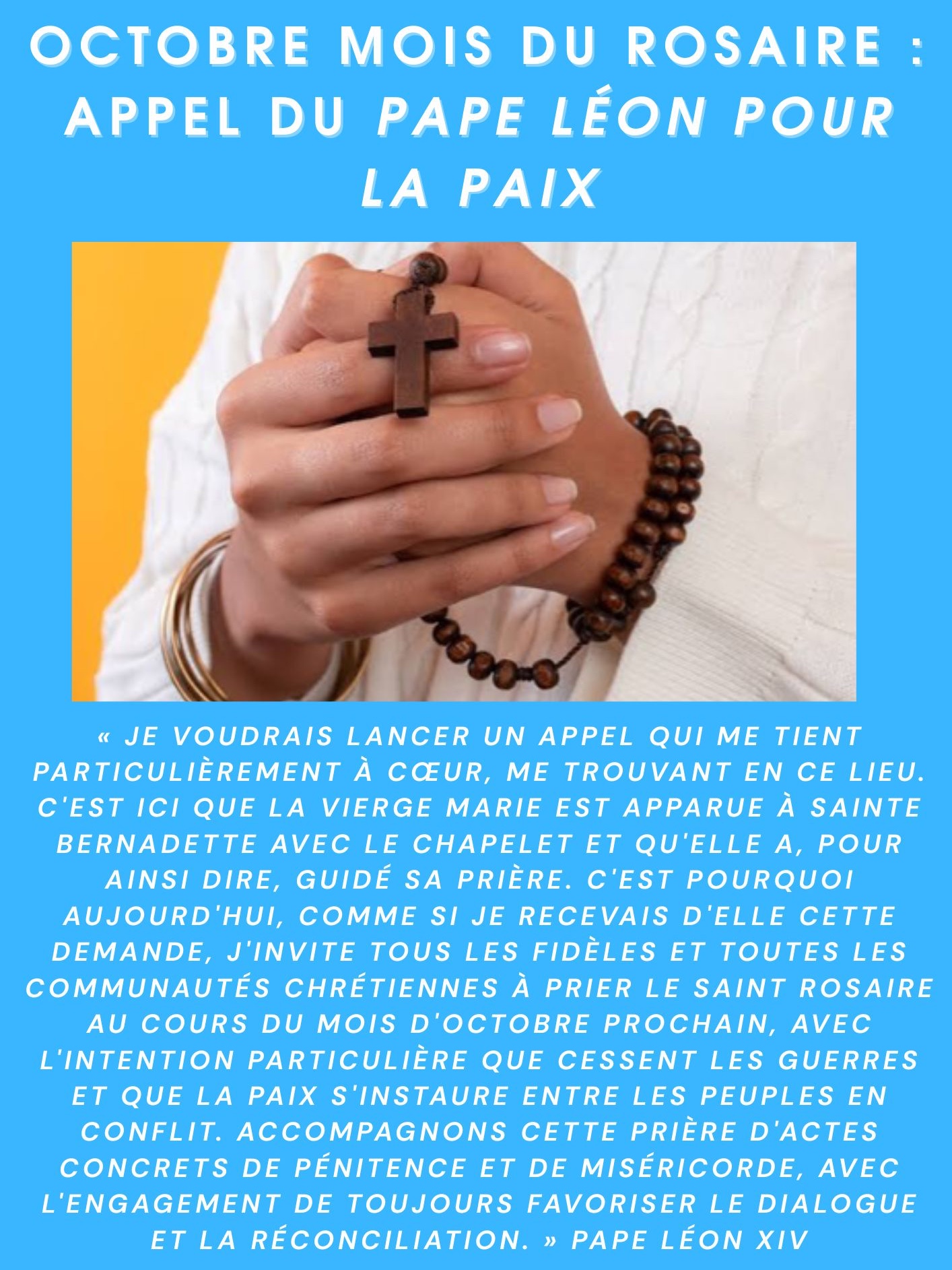 MOIS D'OCTOBRE
