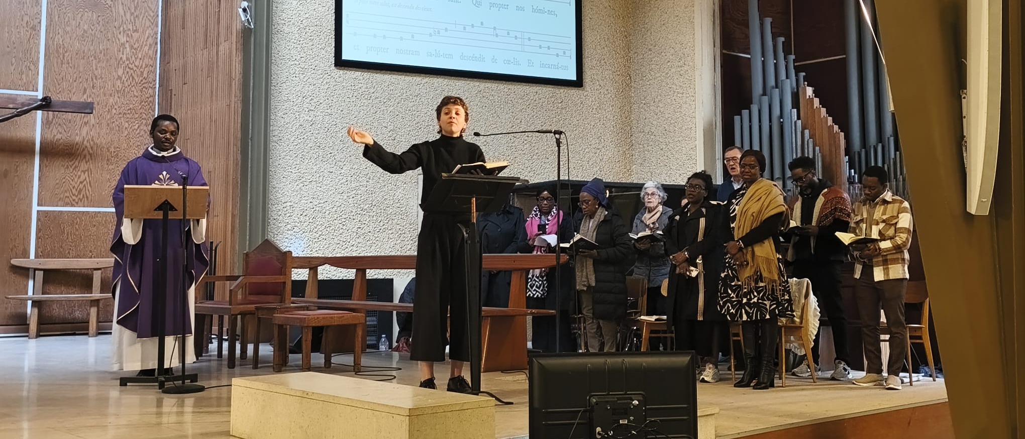 Le chœur grégorien